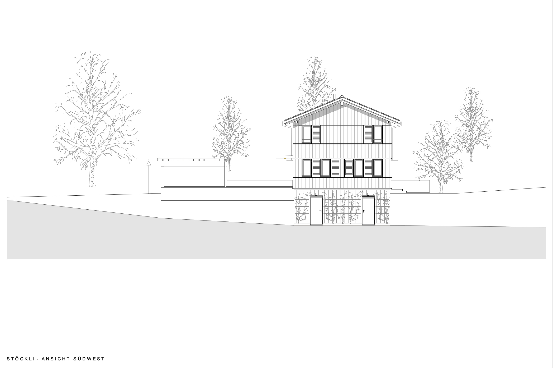 609 HP STÖCKLI SÜDWESTANSICHT